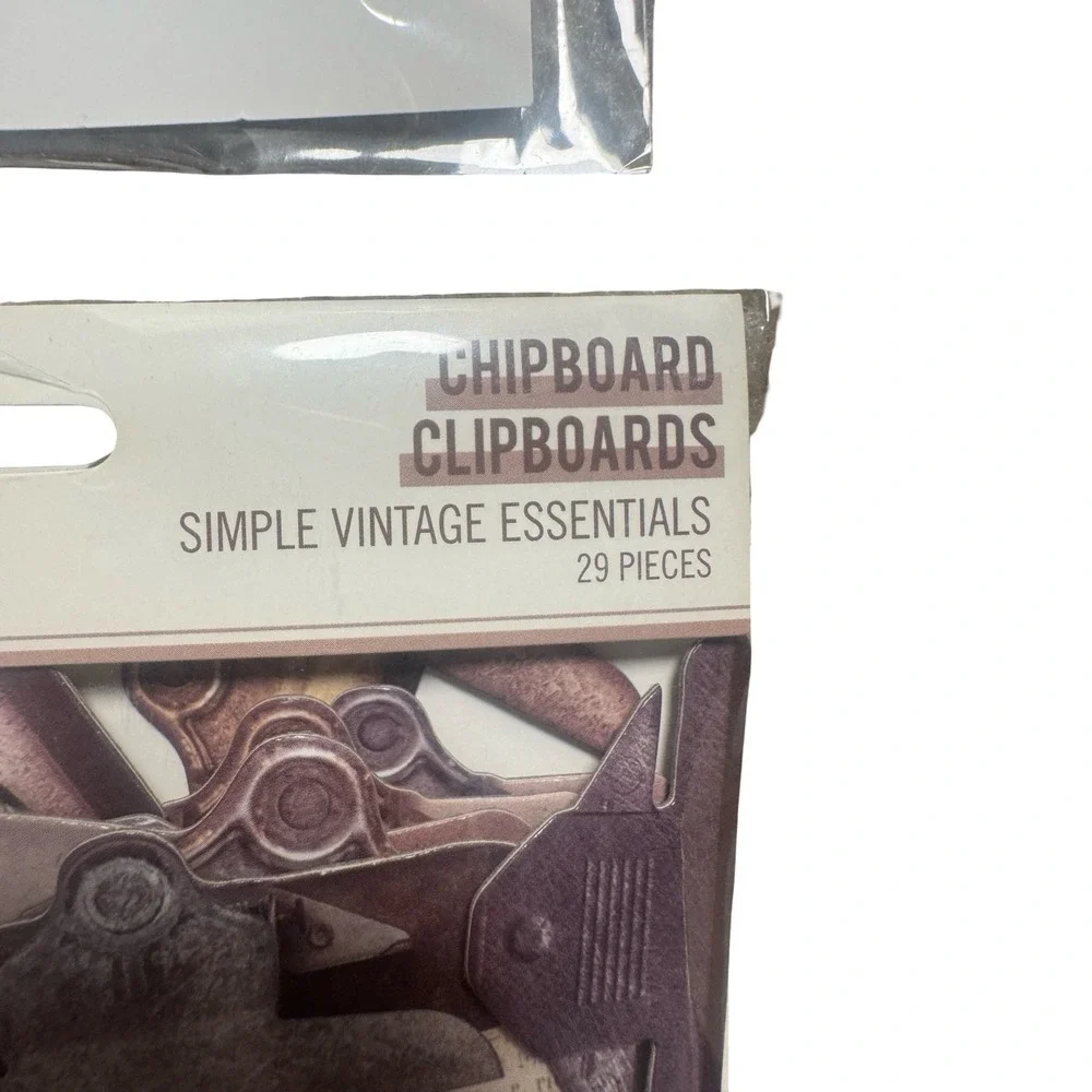Simple Stories Vintage Essentials Sticker Ephemera Bundle OS Neutral  Scrapbook